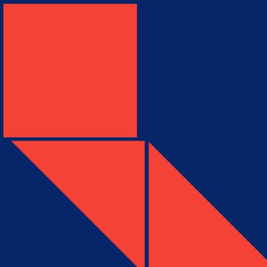 minimal düz soyut arkaplan, renkli desen