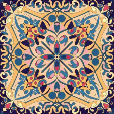 Soyut desen rastgele renk, coğrafi arkaplan ile modern tasarım