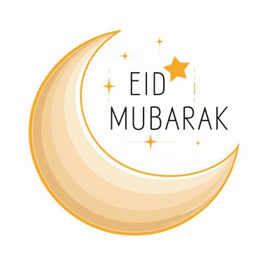 Kurban Bayramı ya da Bayram Mübarek vektörü Müslümanlar için mutlu bir fırsat.