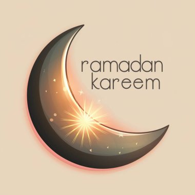 Ramazan Kareem, Ramzan Mübarek parlak illüstrasyon, vektör tasarımı