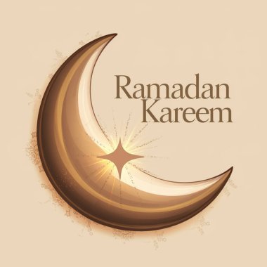 Ramazan Kareem, Ramzan Mübarek parlak illüstrasyon, vektör tasarımı
