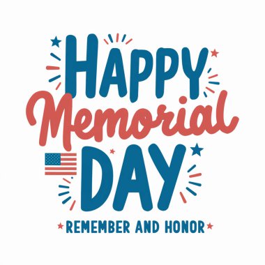 Mutlu Anma Günü Tasarımı Hatırla ve onurlandır, Vektör posteri geçici