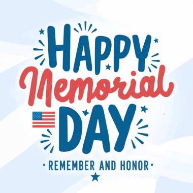 Mutlu Anma Günü Tasarımı Hatırla ve onurlandır, Vektör posteri geçici