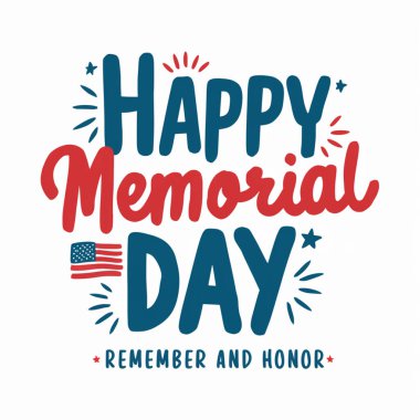Mutlu Anma Günü Tasarımı Hatırla ve onurlandır, Vektör posteri geçici