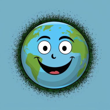 Dünya günü tasarımı. 