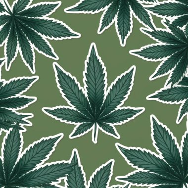 Esrar kenevir yaprağının arka plan şablonu 