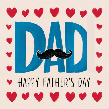 Babalar Gününüz kutlu olsun vektör posteri, baskılar, kart tasarımı öğesi.