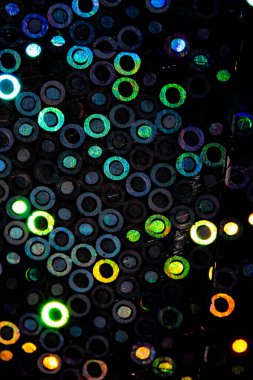 Arkaplan İçin Parlak Holografik Canlı ve Renkli Disko Çemberleri