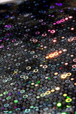 Arkaplan İçin Parlak Holografik Canlı ve Renkli Disko Çemberleri