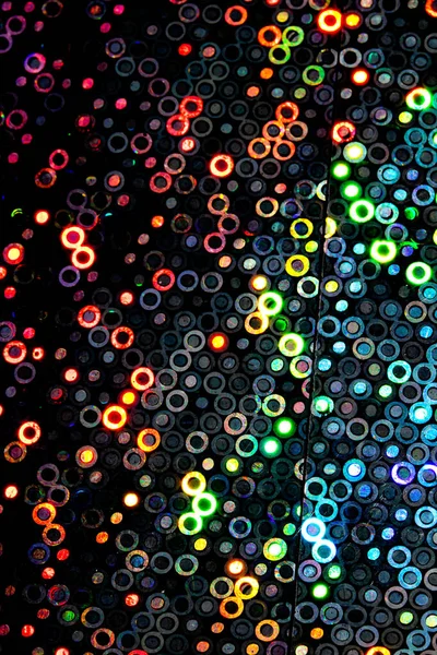 Arkaplan İçin Parlak Holografik Canlı ve Renkli Disko Çemberleri