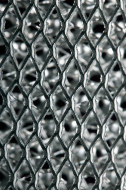 A Wire Mesh Close Up Steel Surface for Background