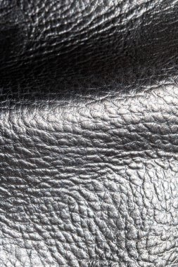 A Silver Leather Crumbled Old Texture Folds For Background