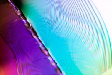 Holografik bir Parlak Dalgalı Soyut Arkaplan Su Dokuları Görsel Dalga