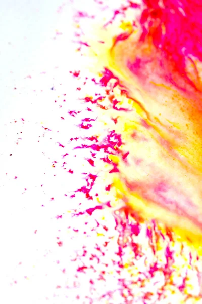 Een Levendig Verfpoeder Plons Aquarelverf Exploderende Kleurenregenbogen — Stockfoto