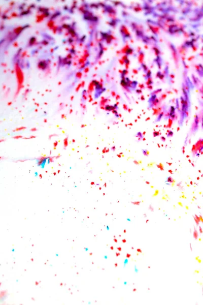 Lebendiges Farbpulver Und Farbspritzer Der Aquarellmalerei Explodierende Farbregenbogen — Stockfoto