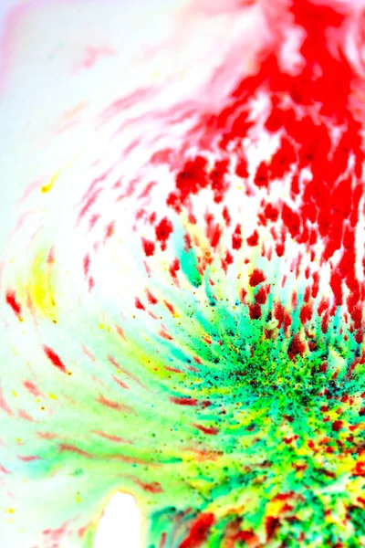 Vibrant Paint Powder Splashes Watercolour Painting Exploding Colour Rainbows — Stock Photo, Image