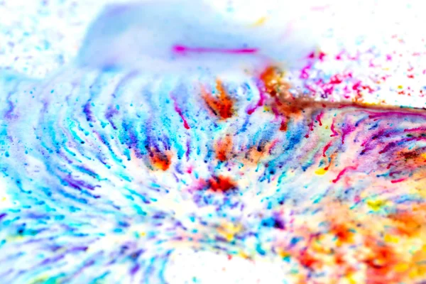 Une Poudre Peinture Vibrante Éclaboussures Dans Peinture Aquarelle Couleur Éclatante — Photo
