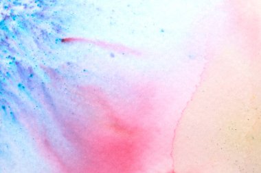 Canlı Suluboya Boyama Patlayan Renk Gökkuşakları 'na Bir Boya Tozu ve Sıçrıyor