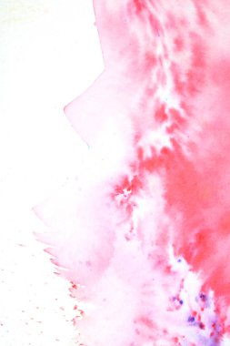 Canlı Suluboya Boyama Patlayan Renk Gökkuşakları 'na Bir Boya Tozu ve Sıçrıyor