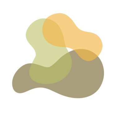 Soyut Çakıl Biçimi Şekilleri Birbiriyle Bükülüyor Modern Sanat Biçimi 