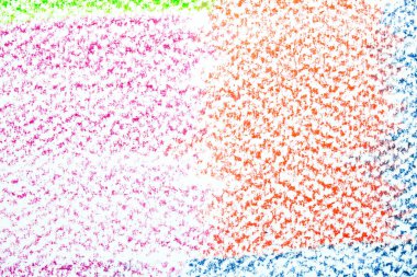 Beyaz Arkaplan Çocuk Biçiminde Bir Geometrik Renk ve Doku Çizimi