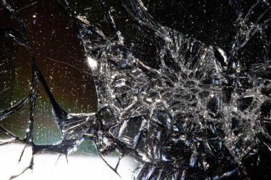 Parçalanmış ve Parçalanmış Akıllı Telefon Cam Göstergesi Kırılmış Ekran Kırılmış