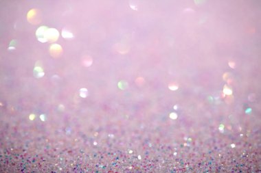 Kırmızı Soyut Parıltı Bokeh Arkaplan Shiney Parıltısı ve Mavi