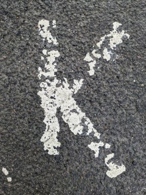 Sıkıntılı Durum Tipografisinde Yazılı Bir Harf Bulundu