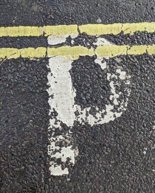 Sıkıntılı Durum Tipografisinde Yazılı Bir Harf Bulundu