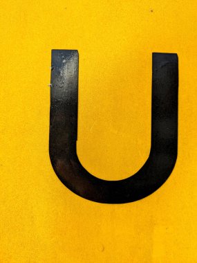 Sıkıntılı Durum Tipografisinde Yazılı Bir Harf Bulundu