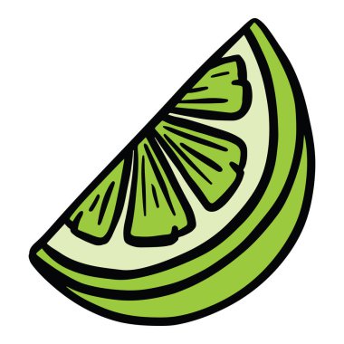 Meyve Dilimleme Grafik Tasarımı Lime