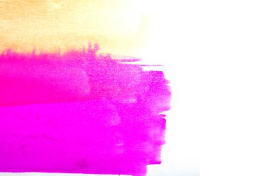 Beyaz Arkaplanda Keçeli Kalem Çizgileri ve Renkleri