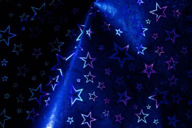 Canlı bir holografik Soyut Parlak Dans pisti Bilimkurgu Arkaplanı