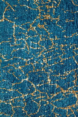 Mavi ve Altın Beton Mermer Biçimli Arkaplan