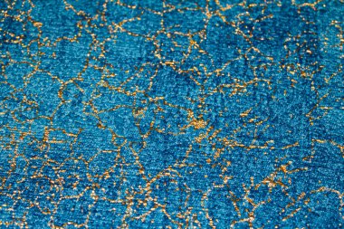 Mavi ve Altın Beton Mermer Biçimli Arkaplan