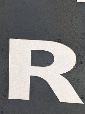 Sıkıntılı Durum Tipografisi ile Yazılan Sözcükler Fidye Defteri Bulundu R