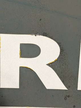 Sıkıntılı Durum Tipografisi ile Yazılan Sözcükler Fidye Defteri Bulundu R