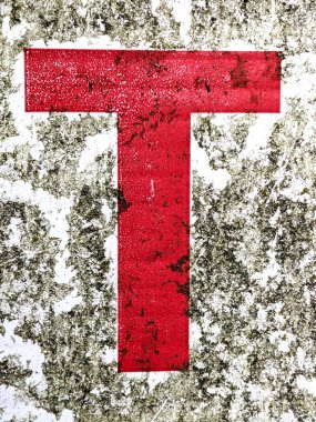 Sıkıntılı Durum Tipografisi ile Yazılan Kelimeler Fidye Defteri Bulundu T