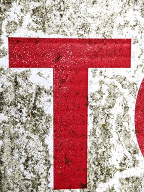 Sıkıntılı Durum Tipografisi ile Yazılan Kelimeler Fidye Defteri Bulundu T