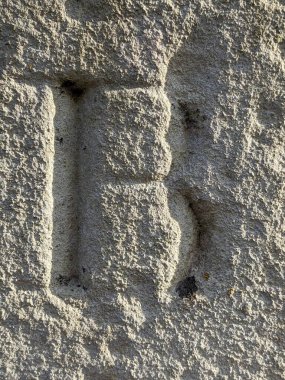 Sıkıntılı Durum Tipografisi ile Yazılan Sözcükler B Harfi Fidye Defteri Bulundu