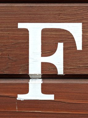 Sıkıntılı Durum Tipografisi ile Yazılan Kelimeler F Harfi Fidye Defteri Bulundu