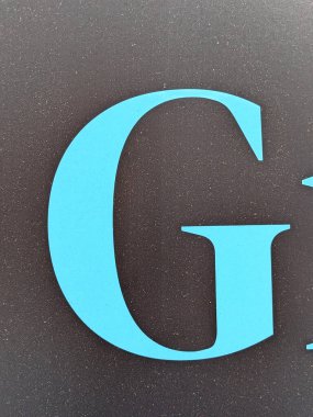 Sıkıntılı Durum Tipografisi ile Yazılan Kelimeler G Harfi Fidye Defteri Bulundu