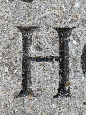 Sıkıntılı Durum Tipografisi ile Yazılan Sözcükler H Fidye Defteri Bulundu