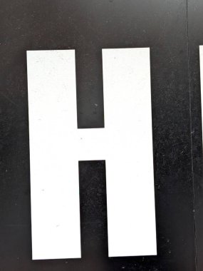 Sıkıntılı Durum Tipografisi ile Yazılan Sözcükler H Fidye Defteri Bulundu