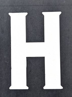 Sıkıntılı Durum Tipografisi ile Yazılan Sözcükler H Fidye Defteri Bulundu