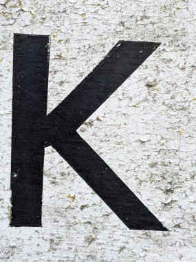 Sıkıntılı Durum Tipografisi ile Yazılan Kelimeler K Harfi Fidye Defteri Bulundu