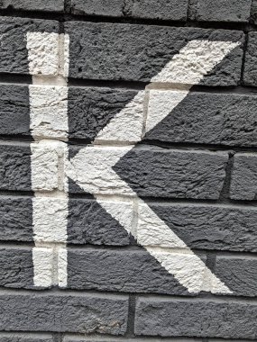 Sıkıntılı Durum Tipografisi ile Yazılan Kelimeler K Harfi Fidye Defteri Bulundu