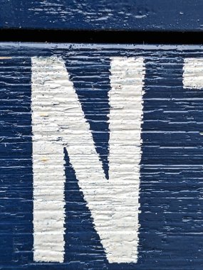 Sıkıntılı Durum Tipografisinde Yazılan Sözcükler N Harfi Fidye Defteri Bulundu