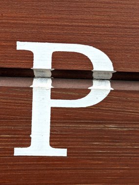 Sıkıntılı Durum Tipografisinde Yazılan Sözcükler P Harfi Fidye Defteri Bulundu