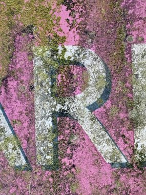 Sıkıntılı Durum Tipografisinde Yazılan Sözcükler R Harfi Fidye Defteri Bulundu